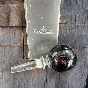 Rosenthal Air Of Five Continents Africa Crystal Wine Bottle Stopper New In Box